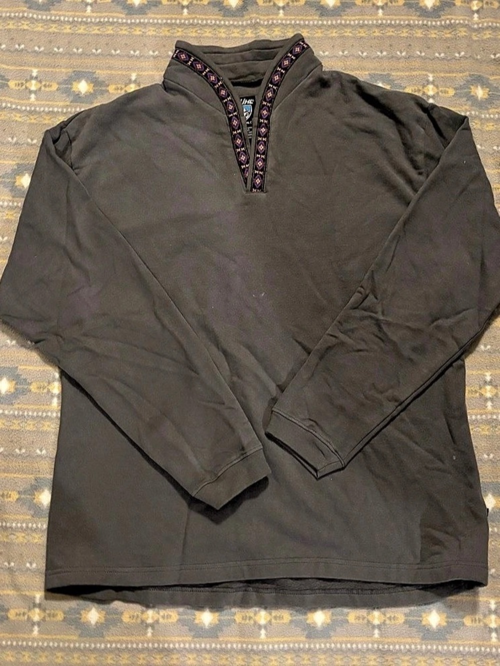 Kühl Woman’s Geometric Long Sleeve Shirt Size Medium